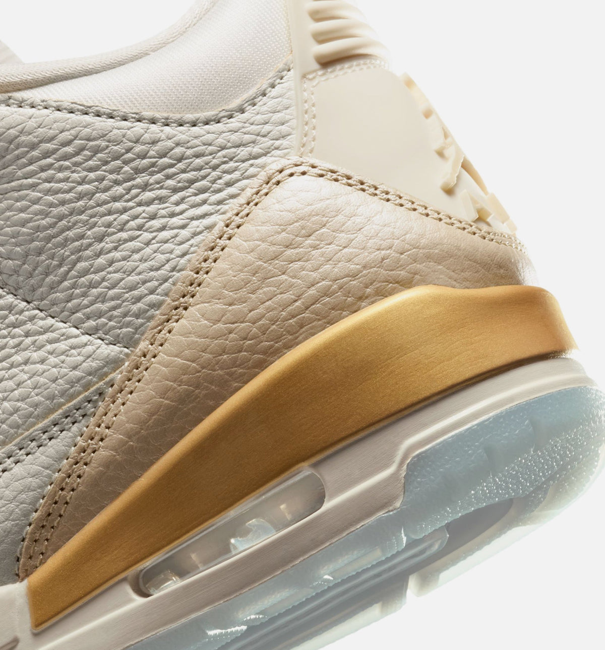 Air Jordan 3 Retro Sail and Pale Ivory Women's Shoes - Sail/Team Gold/Pale Ivory/Metallic Gold Ice