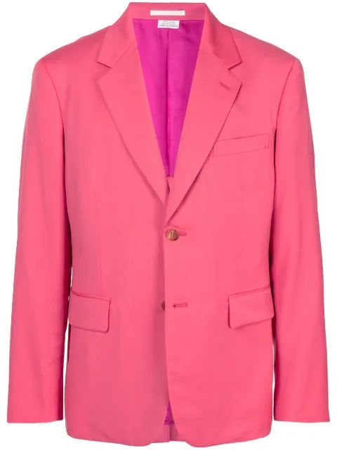 Comme des Garçons Homme Plus single-breasted fitted blazer