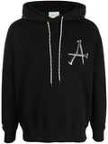 Aries graphic print drawstring hoodie