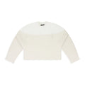 Cream Drop Needle Crewneck