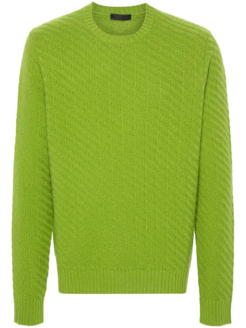 Prada ribbed-knit jumper