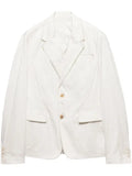 Prada single-breasted cotton jacket