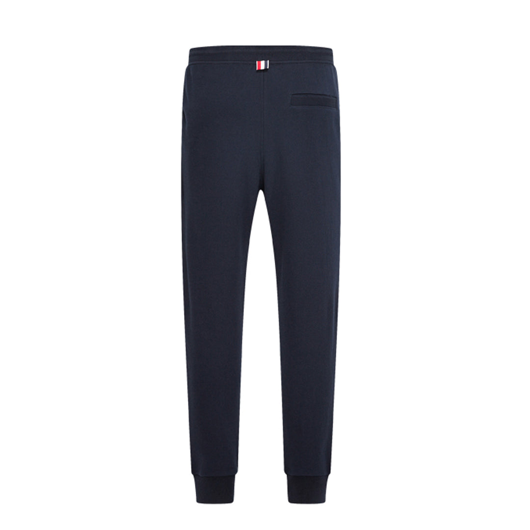 Thom Browne Style Unisex Sweatpants with Signature Four-Bar Detail