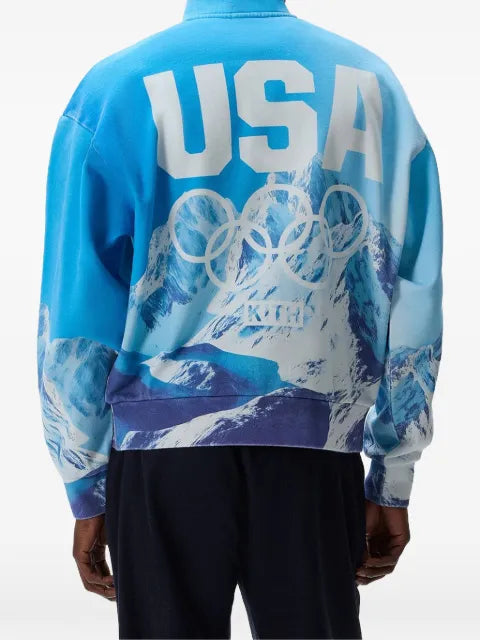 KITH Team USA Winter Mountain Quarter zipped sweatshirt