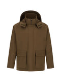 Herno flap-pocket hooded jacket