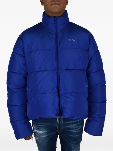 Balenciaga quilted logo jacket