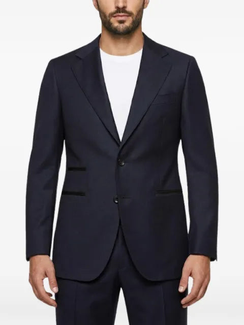 FRANZESE COLLECTION wool single-breasted blazer