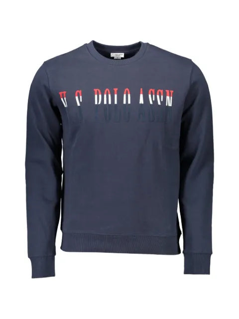U.S. POLO ASSN. logo-print crew-neck sweater