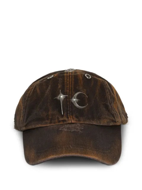 THUG CLUB two-tone logo-plaque baseball cap