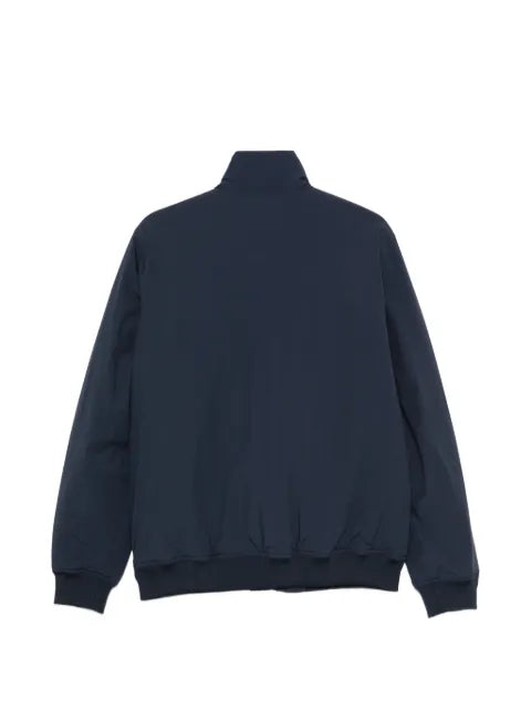 K-Way logo-patch ribbed-trim jacket