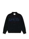 Arte Antwerp logo-patch zip-up sweater