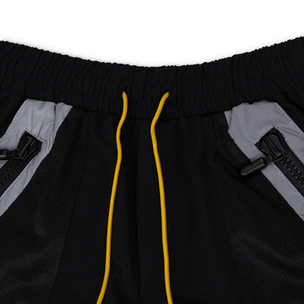 Black Bullet Zip Shorts