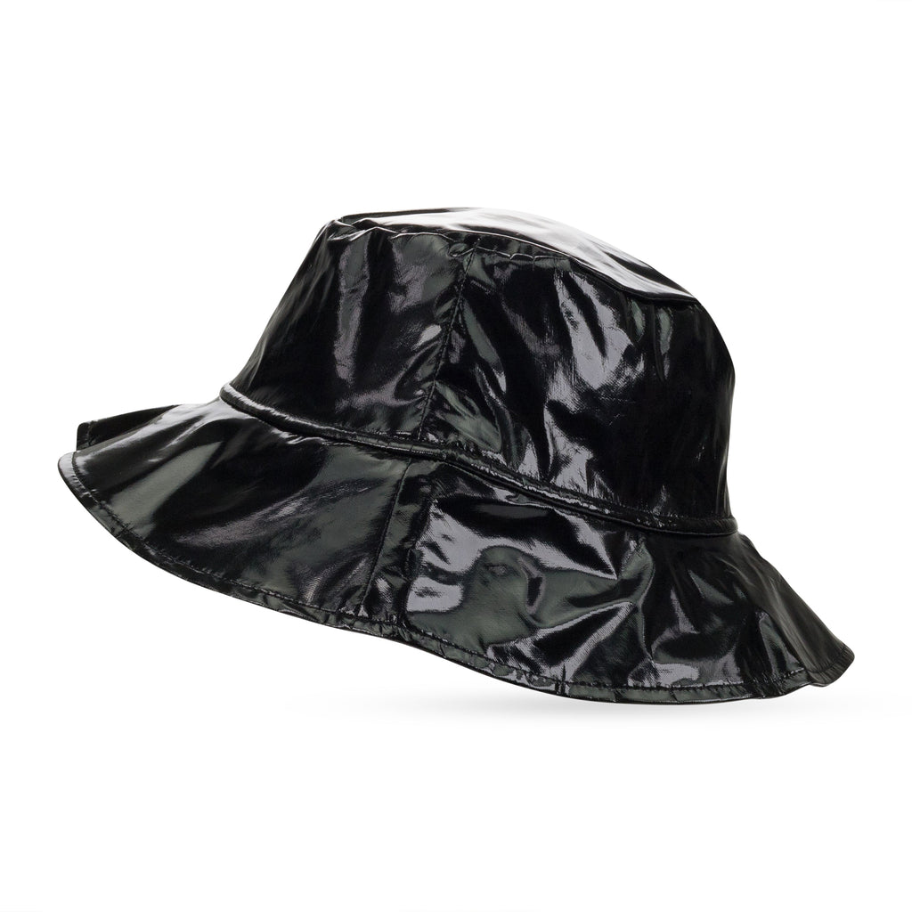 Black Simple Bucket Hat