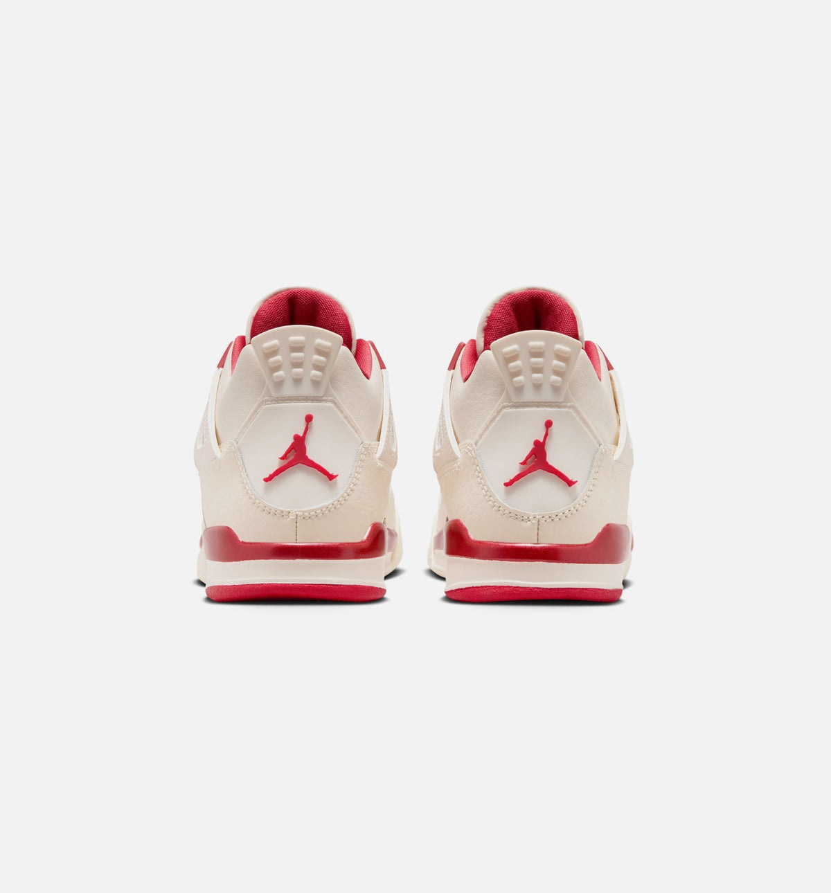 Air Jordan 4 Retro Valentine’s Day Preschool – Pale Ivory/Sierra Red/Tough Red