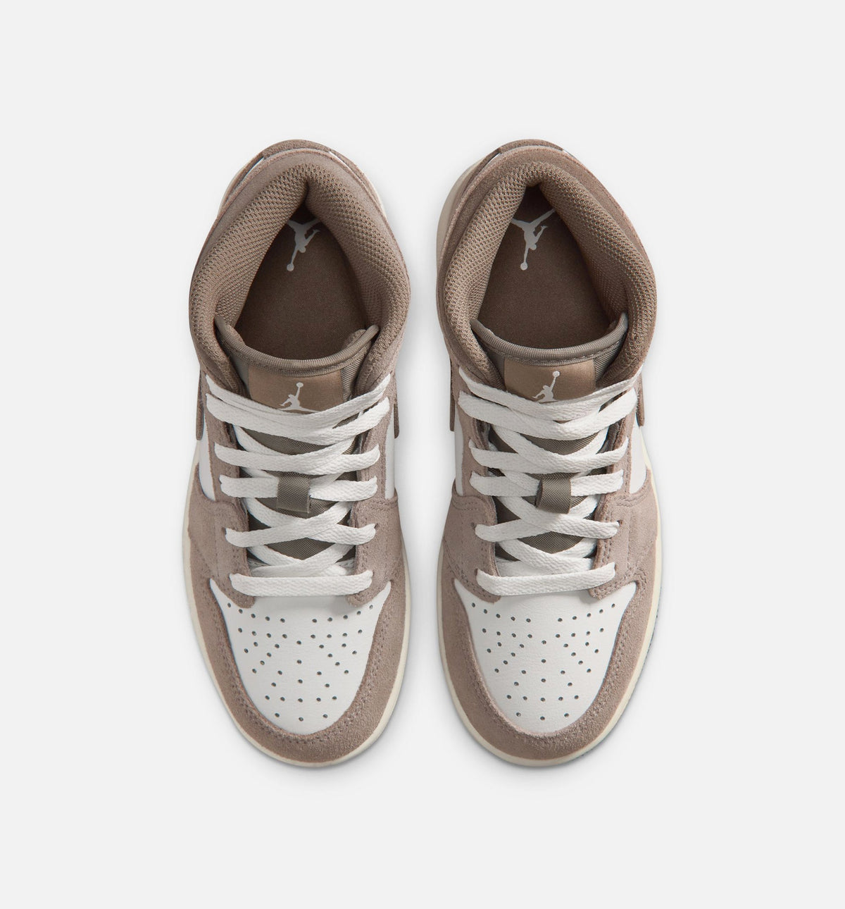 Air Jordan 1 Mid Grade School - Enigma Stone/Olive Grey/Summit White