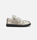 Air Jordan 1 Low SE Metallic Zinc Women's Lifestyle Shoes - Metallic Zinc/Summit White/Velvet Brown