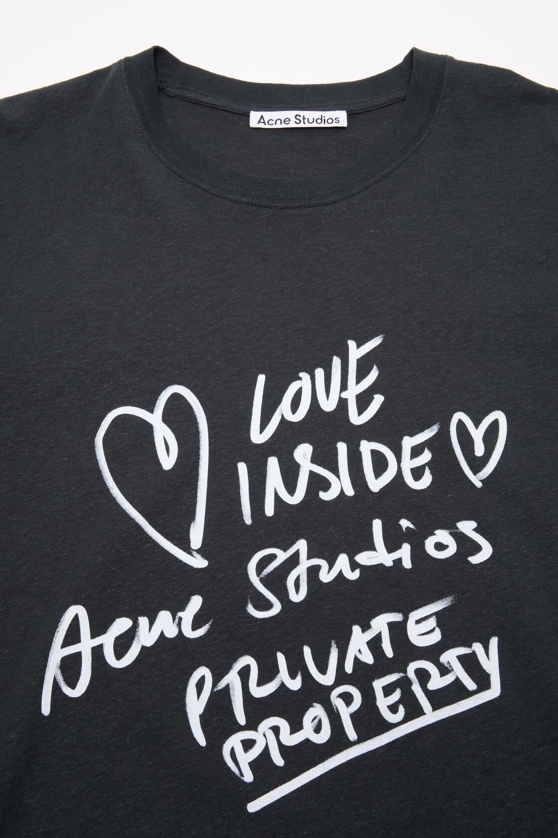 acne studios Graphic t-shirt black graphic tee