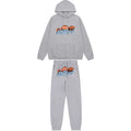 Trapstar Shooters Panther Orange Blue Tracksuit — Gray