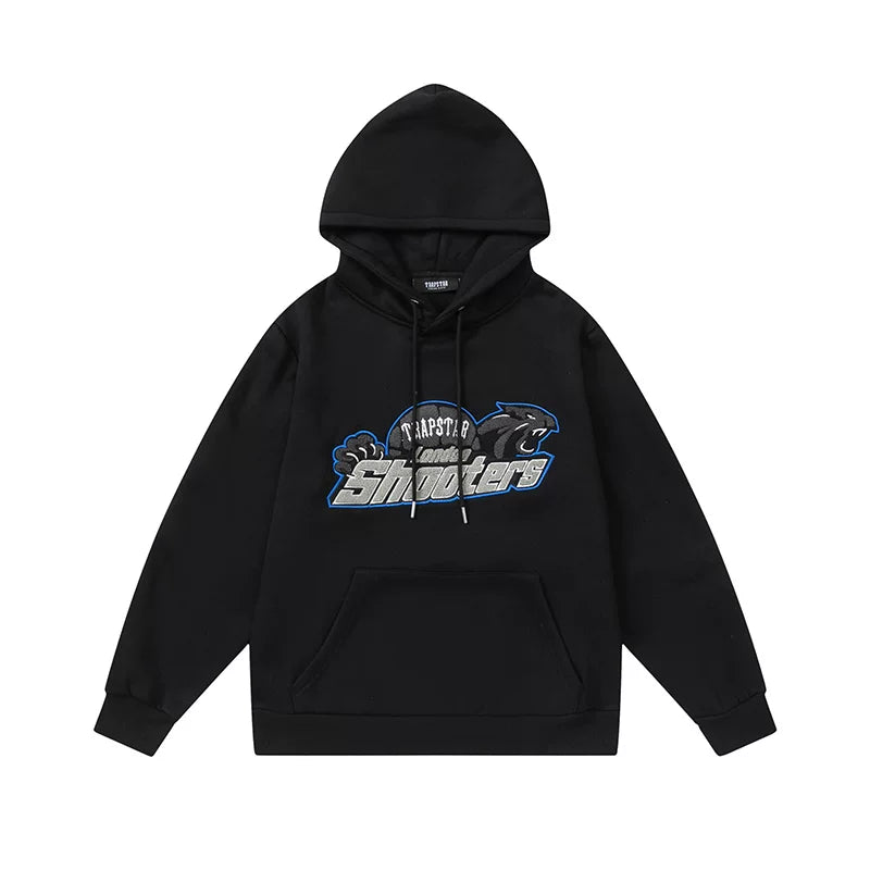 Trapstar London Shooters Black Fleece Hoodie
