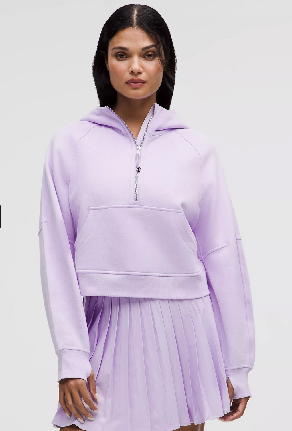 Scuba Oversized Half-Zip Hoodie