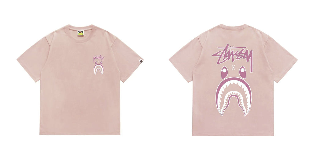 BAPE Tonal Shark Wordmark Graphic T-Shirt