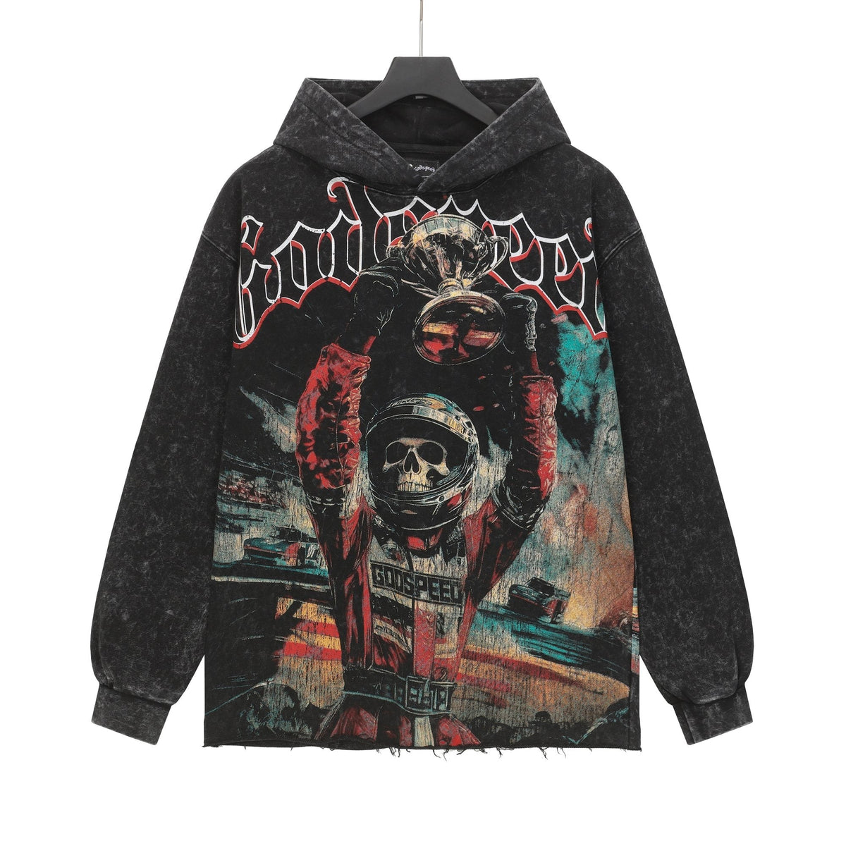 Godspeed Death Before Race Graphic Hoodie