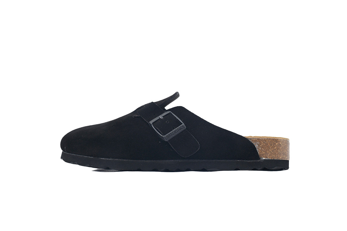 Birkenstock Boston Soft Footbed Suede Black 0660471/0660473