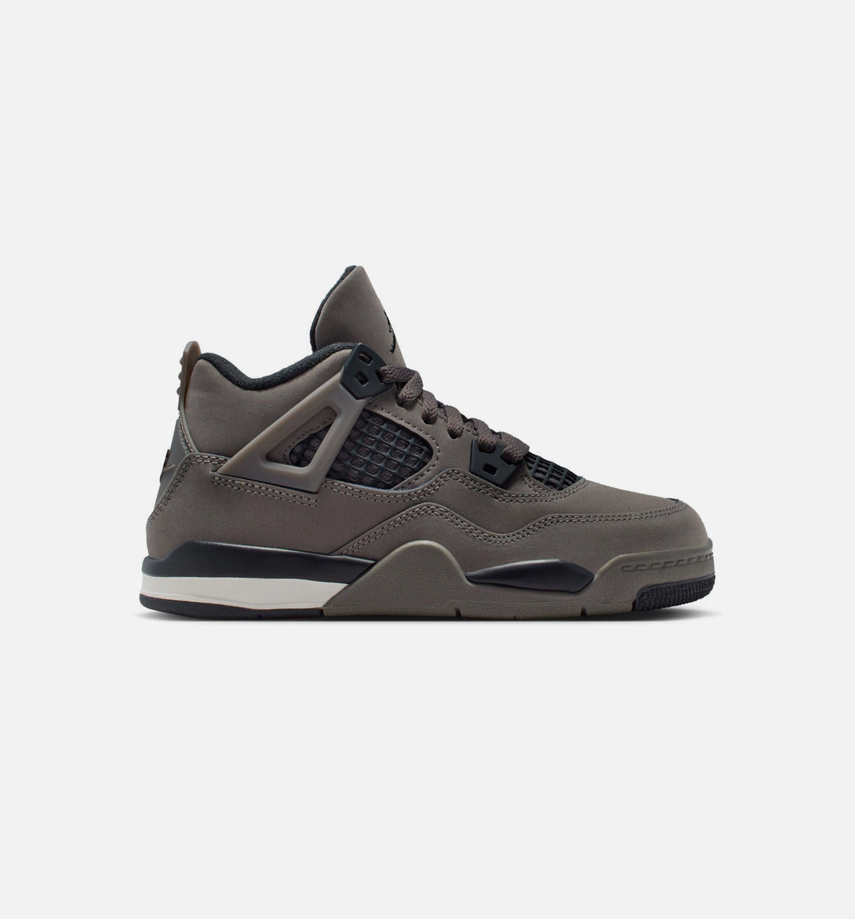 Air Jordan 4 Retro Cave Stone and Black Preschool Lifestyle Shoes - Cave Stone/Black/Moon Particle