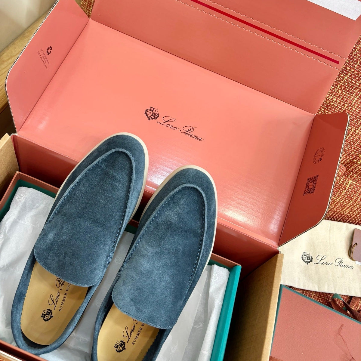 Loro Piana Suede Loafers