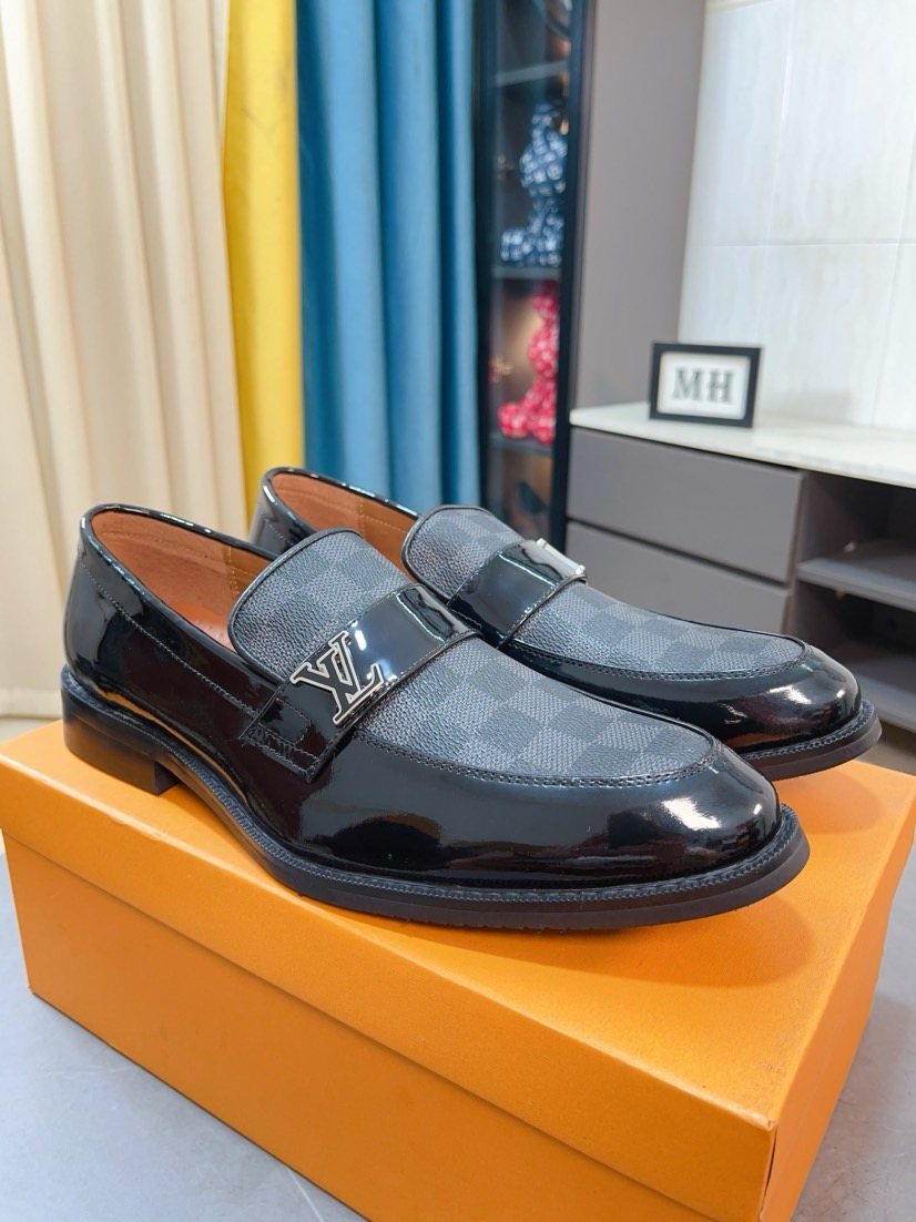 Louis Vuitton Check Panel Loafers
