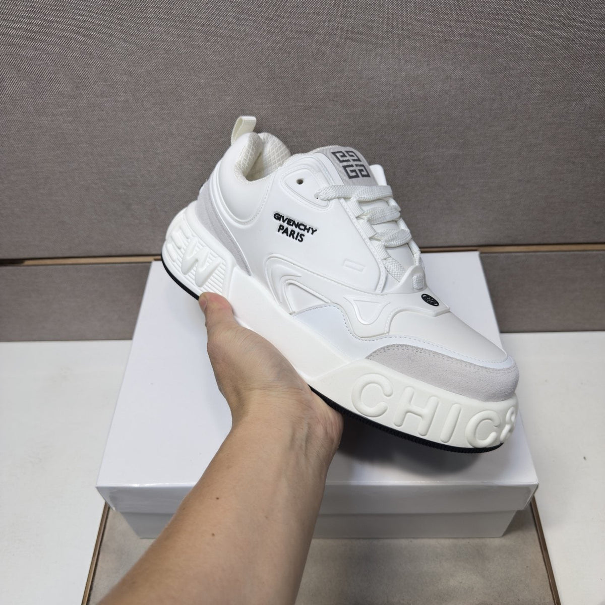 Givenchy Men's Layered Panel Sneakers